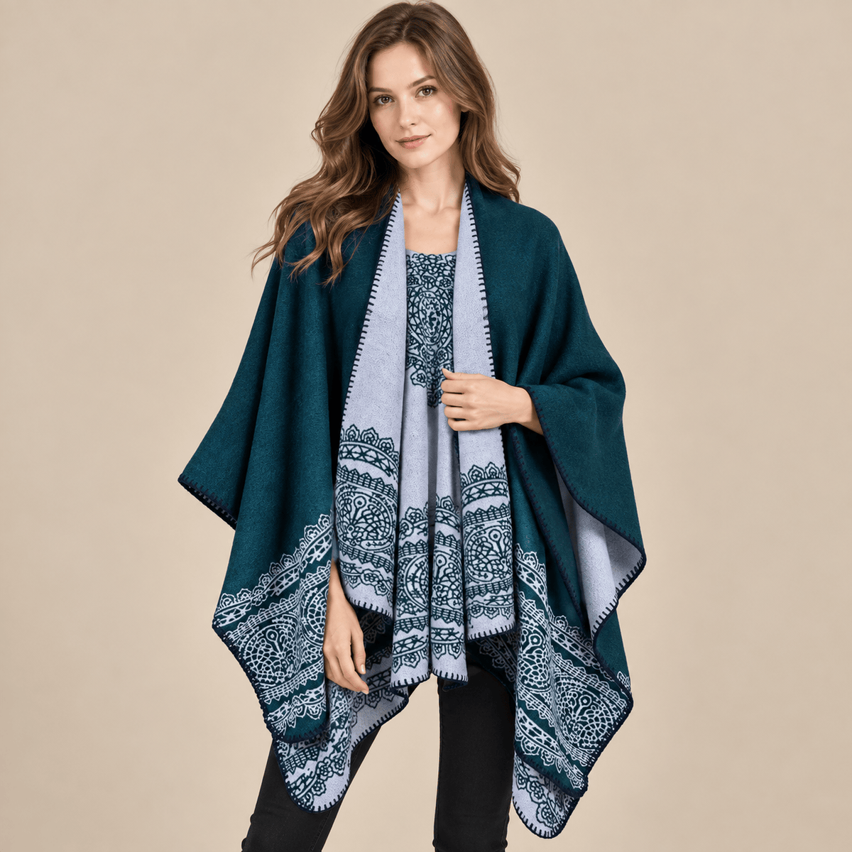 Ton poncho Cape Poncho Femme