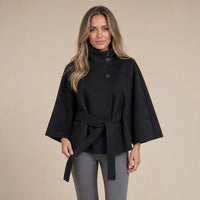 Ton poncho Manteau Poncho Col Montant