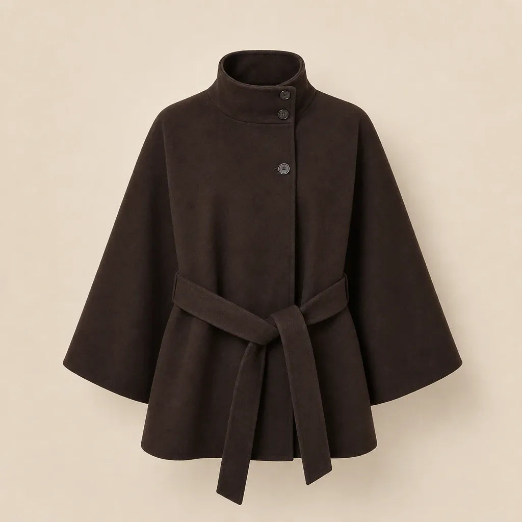 Ton poncho Manteau Poncho Col Montant