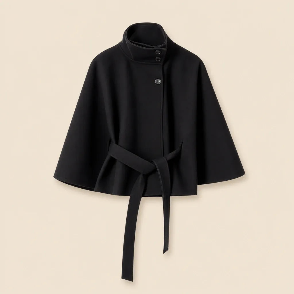 Ton poncho Manteau Poncho Col Montant