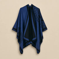 Ton poncho Manteau Poncho Femme Oversize Mélange Cachemire