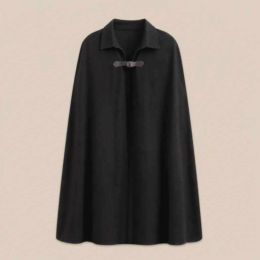 Ton poncho Manteau Poncho Noir Uni