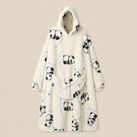 Ton poncho Plaid Poncho Oversize Polaire