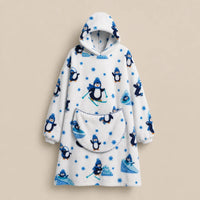 Ton poncho Plaid Poncho Oversize Polaire