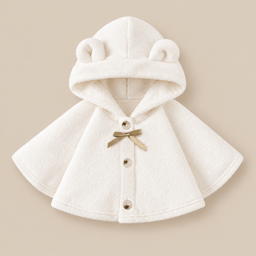 Ton poncho Poncho À Capuche Avec Oreilles En Peluche