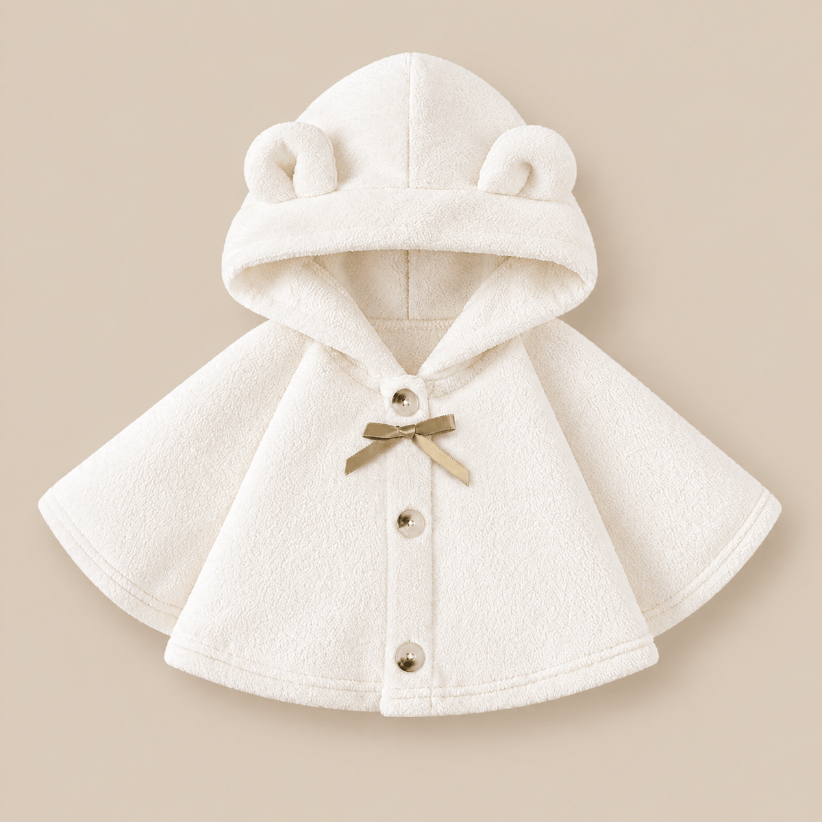 Ton poncho Poncho À Capuche Avec Oreilles En Peluche