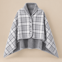 Ton poncho Poncho À Capuche Tartan