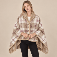 Ton poncho Poncho À Capuche Tartan