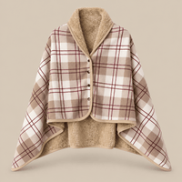 Ton poncho Poncho À Capuche Tartan