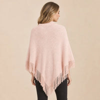 Ton poncho Poncho À Franges En Maille