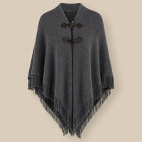 Ton poncho Poncho À Franges En Maille