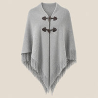 Ton poncho Poncho À Franges En Maille