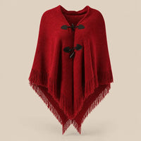Ton poncho Poncho À Franges En Maille