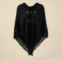 Ton poncho Poncho À Franges En Maille