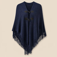 Ton poncho Poncho À Franges En Maille