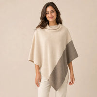 Ton poncho Poncho Asymétrique En Maille Pour Femme