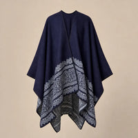 Ton poncho Poncho Automne Ample Imprimé