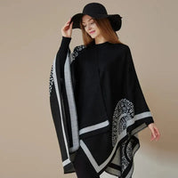 Ton poncho Poncho Automne Ample Imprimé