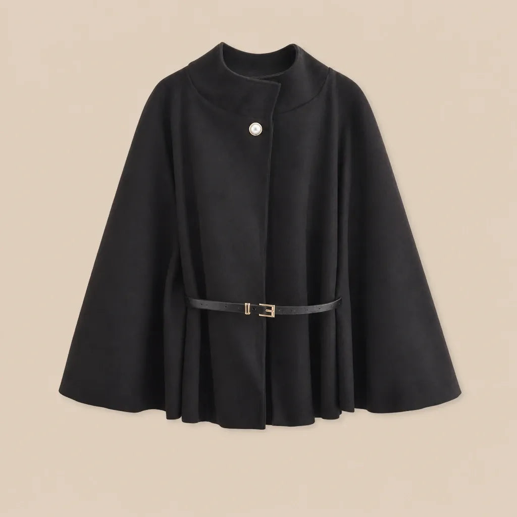 Ton poncho Poncho Avec Ceinture Col Montant