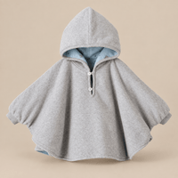 Ton poncho Poncho Bebe Hiver Polaire Bleu Marine