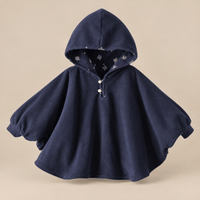 Ton poncho Poncho Bebe Hiver Polaire Bleu Marine