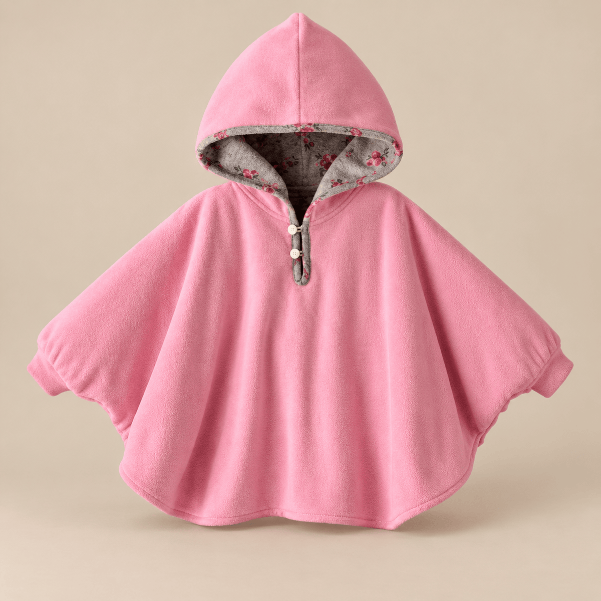 Ton poncho Poncho Bebe Hiver Polaire Bleu Marine