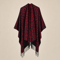 Ton poncho Poncho Beige Femme Châle Motif Ethnique