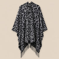 Ton poncho Poncho Beige Femme Châle Motif Ethnique