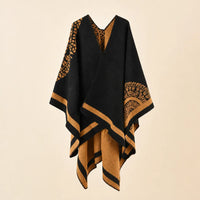 Ton poncho Poncho Cachemire Floral