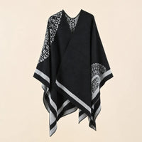 Ton poncho Poncho Cachemire Floral