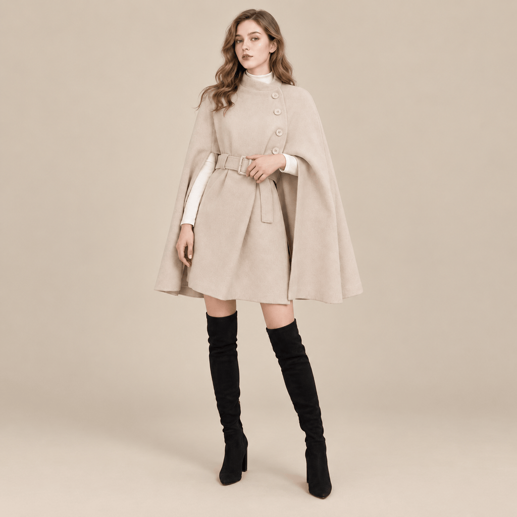 Ton poncho Poncho Cape Beige