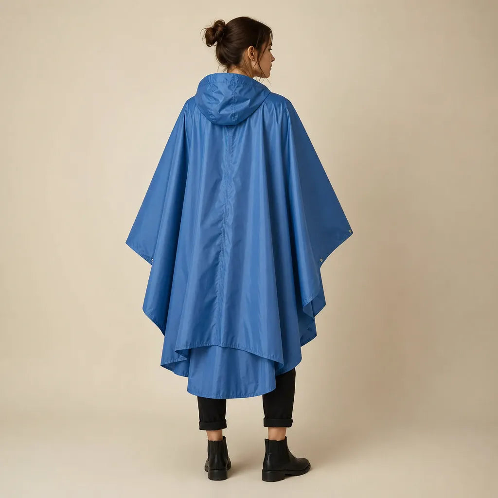 Ton poncho Poncho Cape De Pluie Avec Fermeture Éclair Pliable