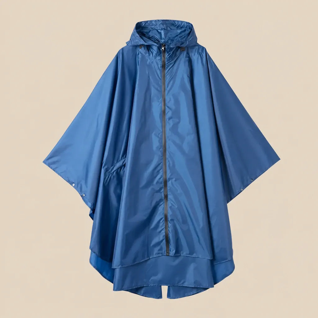 Ton poncho Poncho Cape De Pluie Avec Fermeture Éclair Pliable