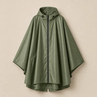 Ton poncho Poncho Cape De Pluie Avec Fermeture Éclair Pliable