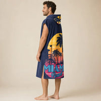 Ton poncho Poncho De Bain À Capuche Microfibre