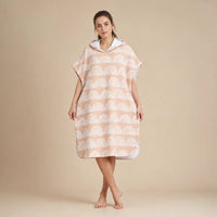 Ton poncho Poncho De Bain Adulte Microfibre À Capuche