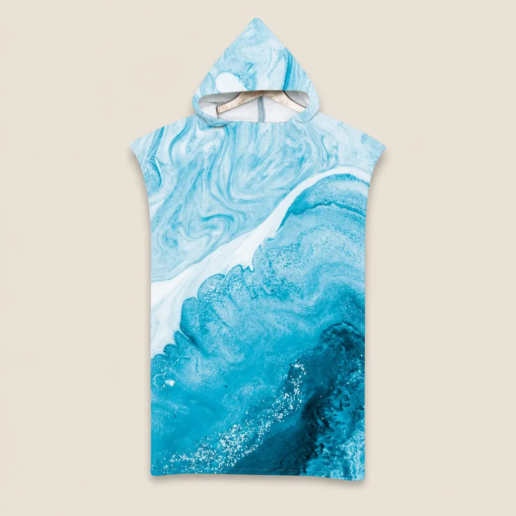 Ton poncho Poncho De Bain Adulte Microfibre À Capuche