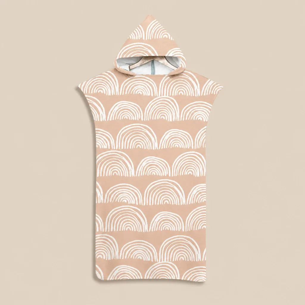 Ton poncho Poncho De Bain Adulte Microfibre À Capuche