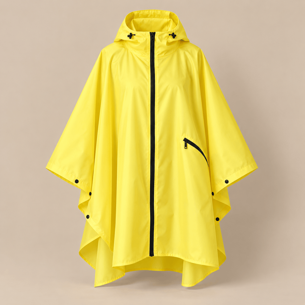 Ton poncho Poncho De Pluie Femme Randonnée À Pois Avec Pochette