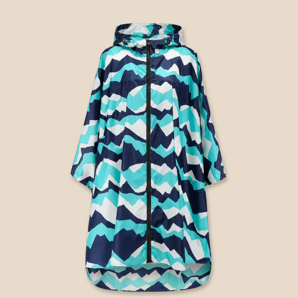 Ton poncho Poncho De Pluie Femme Randonnée À Pois Avec Pochette