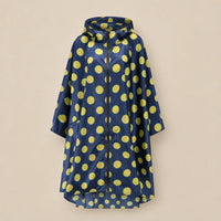 Ton poncho Poncho De Pluie Femme Randonnée À Pois Avec Pochette