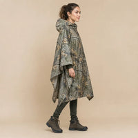 Ton poncho Poncho De Pluie Femme Randonnée Tactique Camouflage
