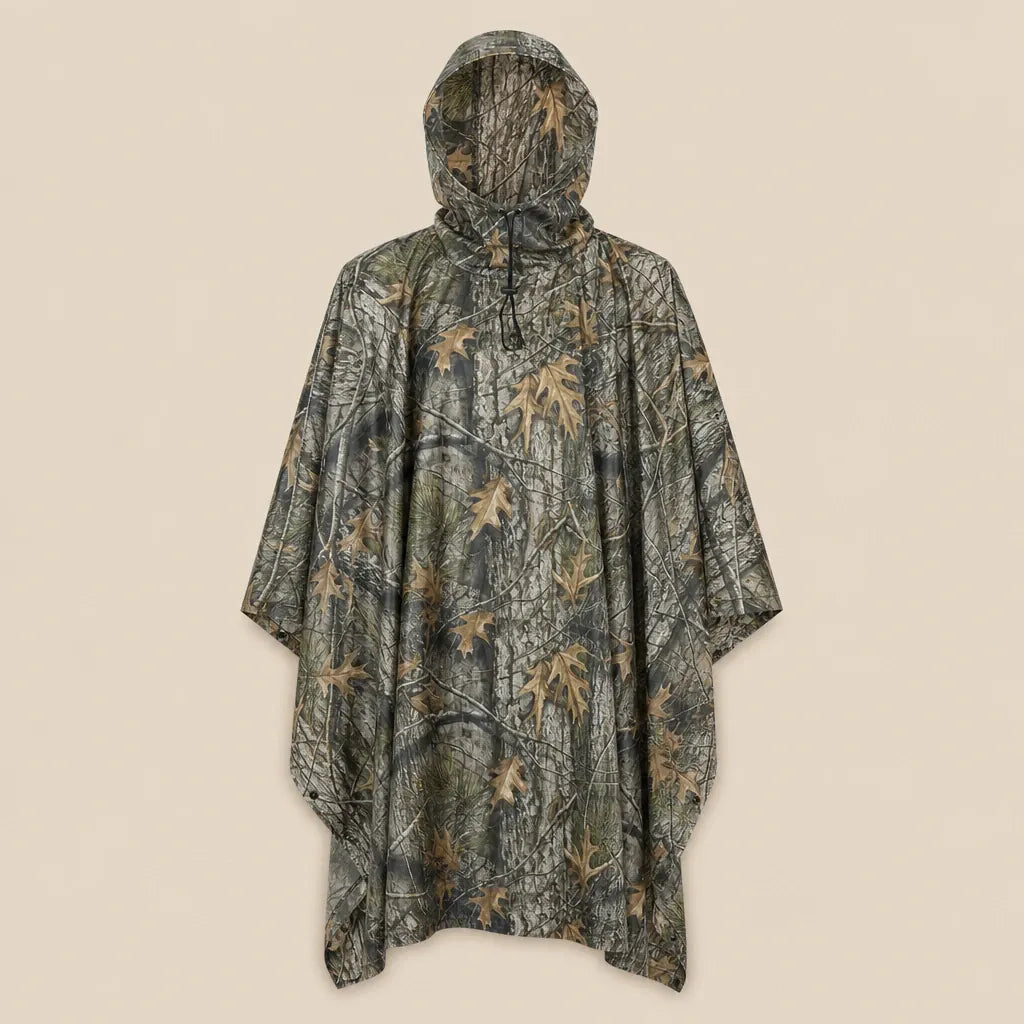 Ton poncho Poncho De Pluie Femme Randonnée Tactique Camouflage