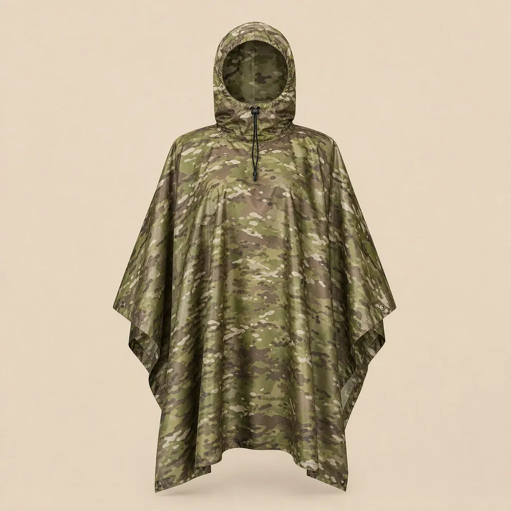 Ton poncho Poncho De Pluie Femme Randonnée Tactique Camouflage