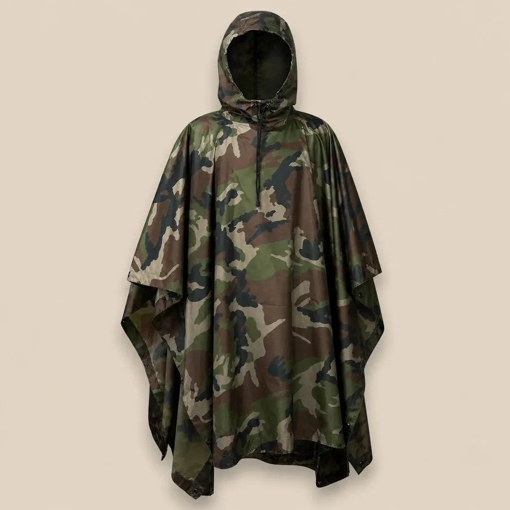 Ton poncho Poncho De Pluie Femme Randonnée Tactique Camouflage