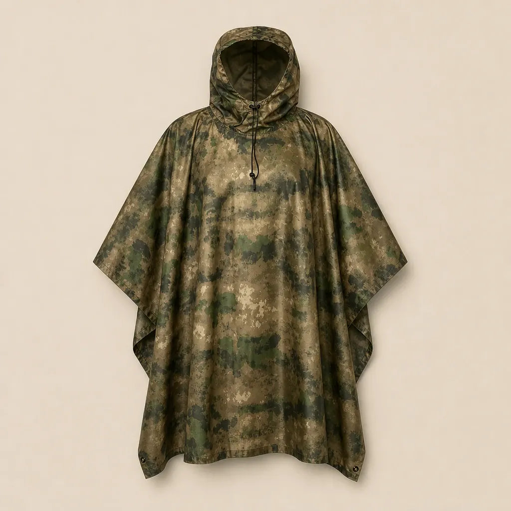 Ton poncho Poncho De Pluie Femme Randonnée Tactique Camouflage