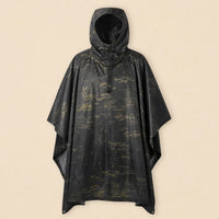 Ton poncho Poncho De Pluie Noir Camouflage Multifonctionnel