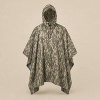 Ton poncho Poncho De Pluie Noir Camouflage Multifonctionnel