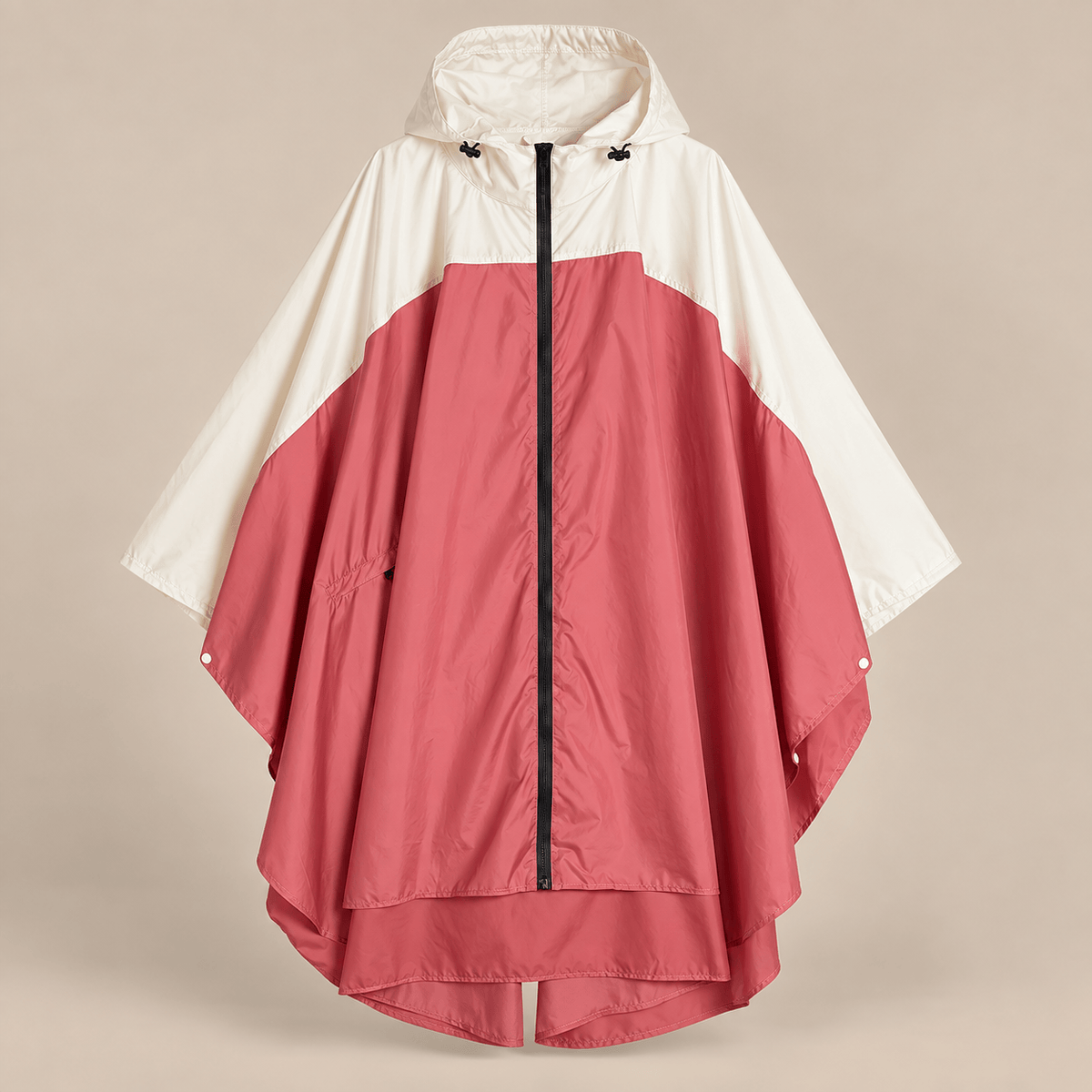 Ton poncho Poncho De Pluie Velo Femme Color-Block Léger