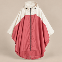 Ton poncho Poncho De Pluie Velo Femme Color-Block Léger